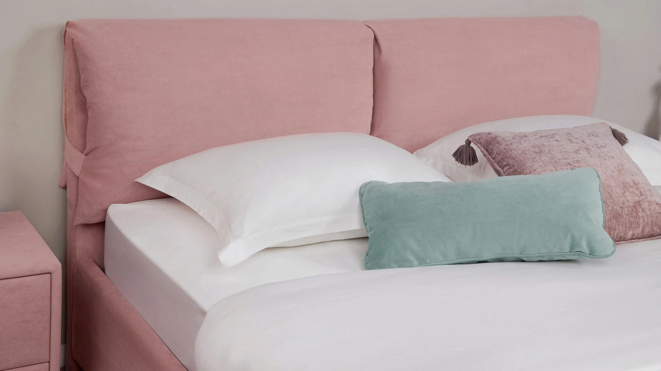 Мягкая кровать Milana New с подушками для изголовья Askona фотография товара - 4 - большое изображение